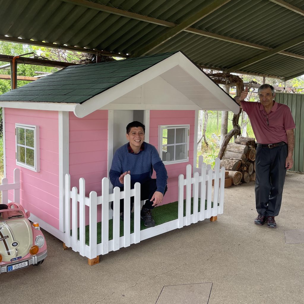 casita de madera modelo martina con teja asfaltica