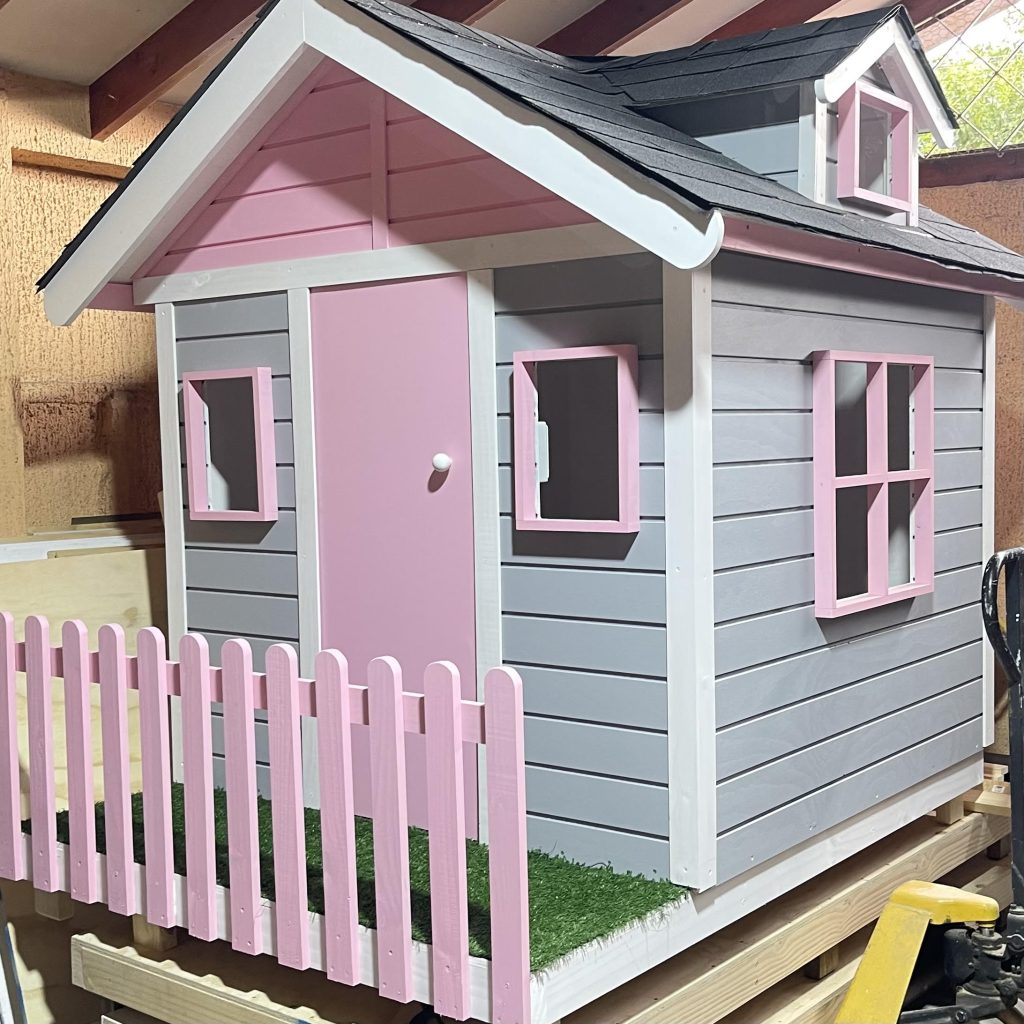 casita de muñecas de madera